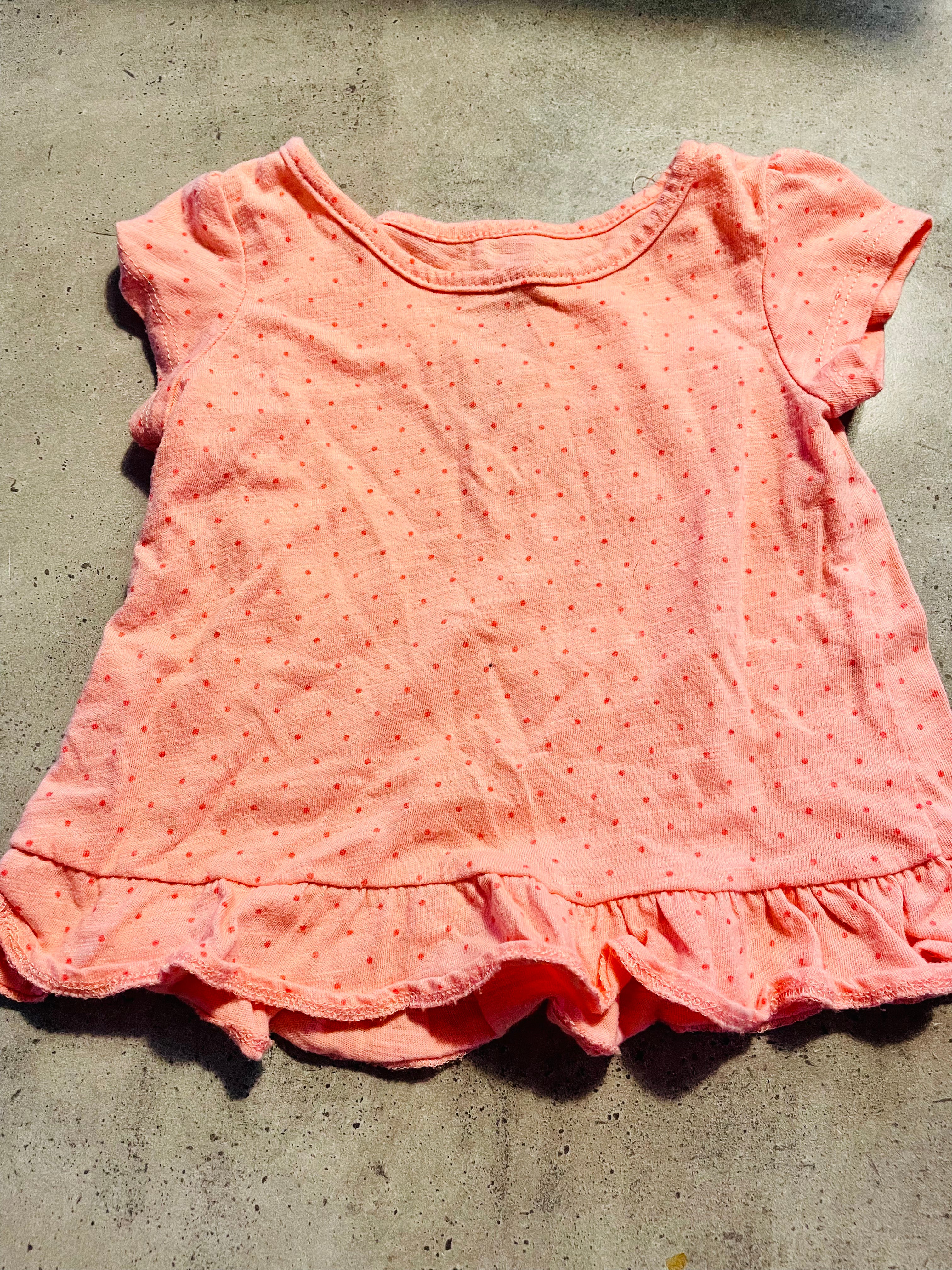 chandail manche courte george 6-12 mois