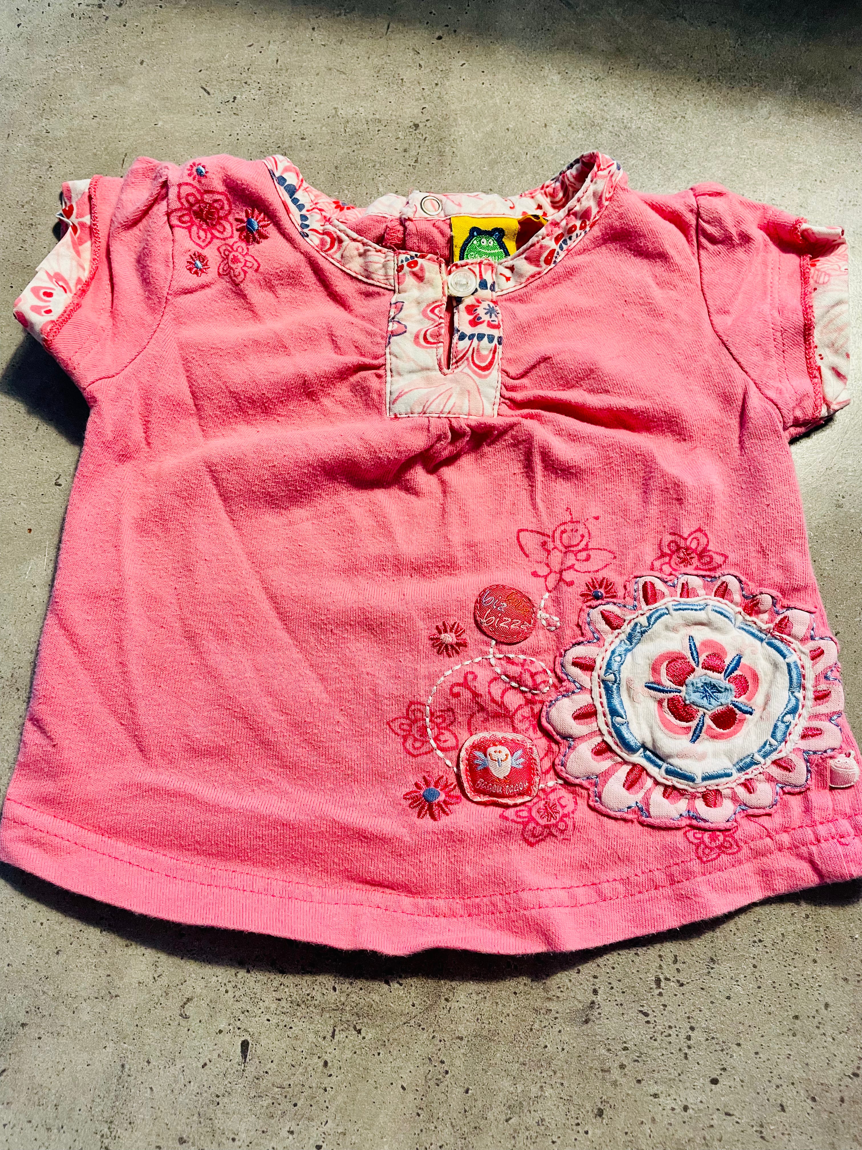 chandail manche courte gagou tagou 9 mois