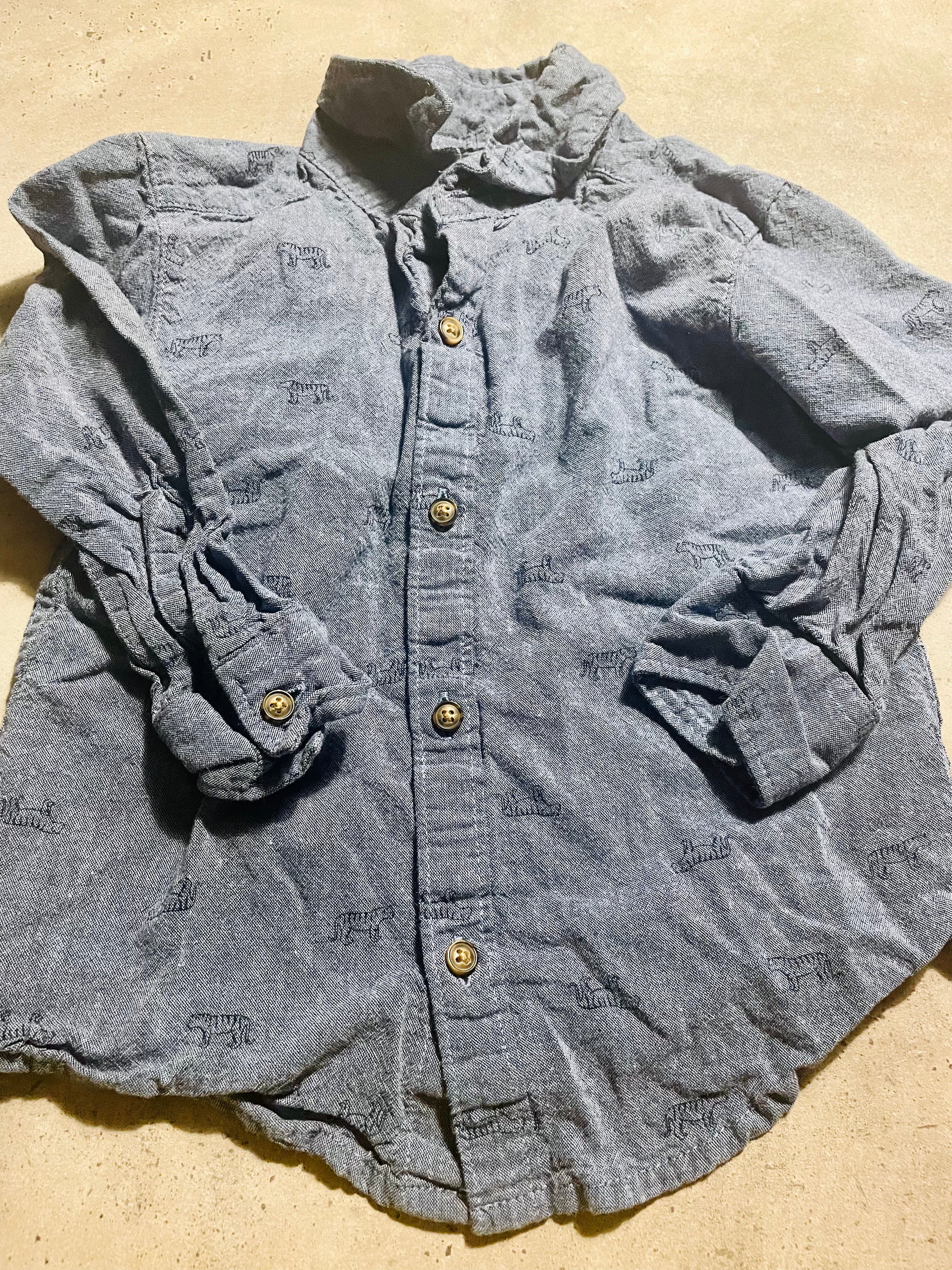 chemise manche longue carter's 3T