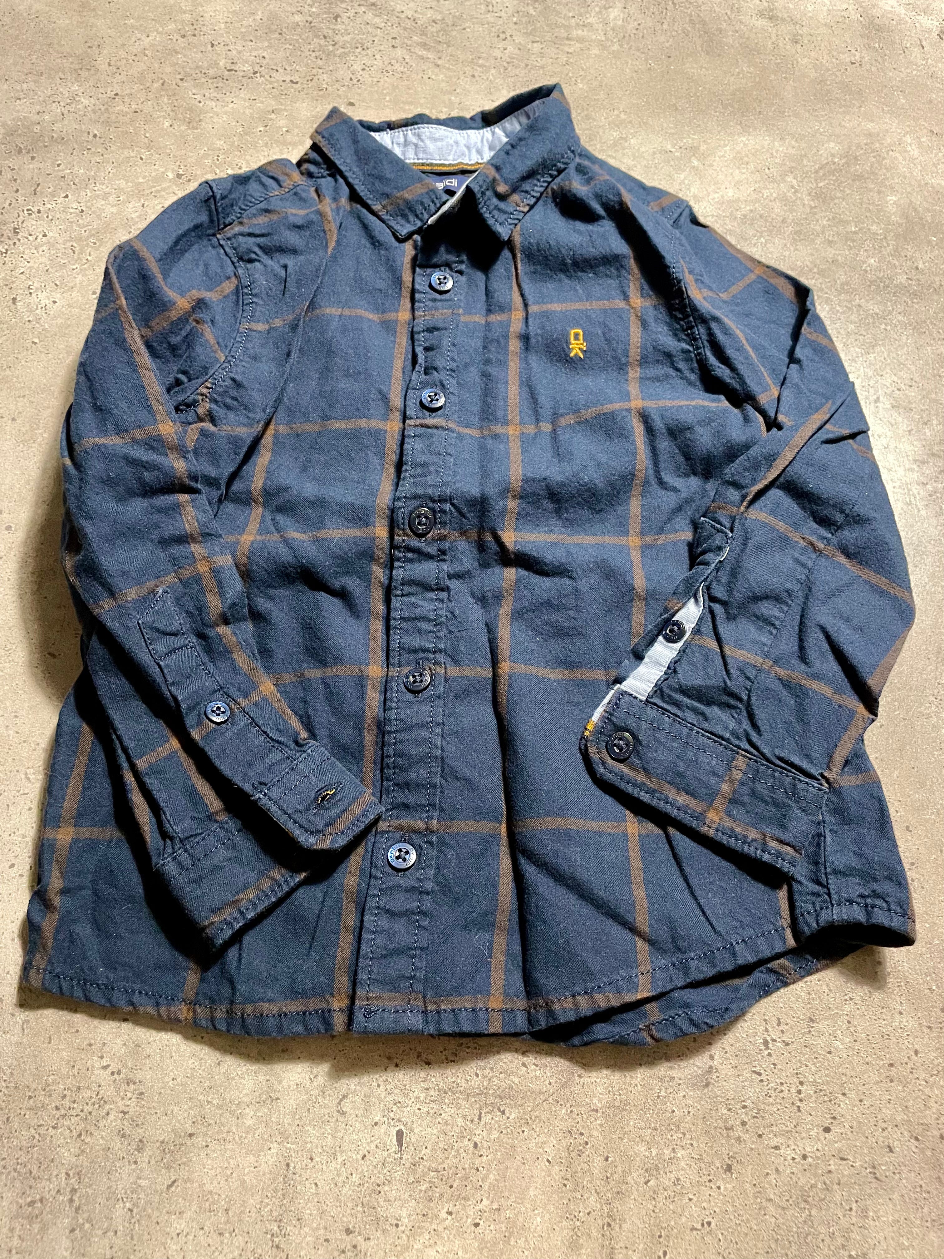 chemise manche longue okaidi 3T